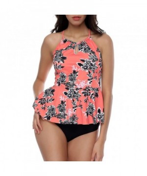 YUMDO Printed Swimsuits Swimwear Tankini