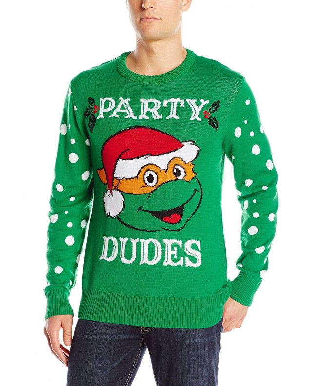 Nickelodeon Party Dudes Sweater Green