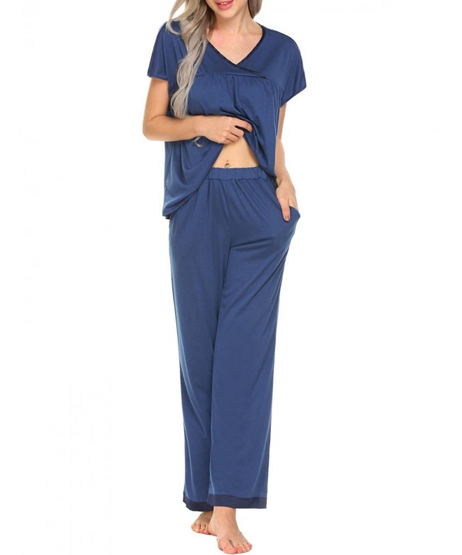 Pajamas Sleeve V Neck Pullover Sleepwear