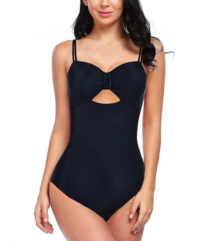 Firpearl Keyhole Control Monokini Swimsuit