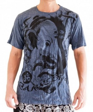 BohoHill T Shirt Ganesha Drawing Grayish