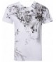 TG101V Sleeve V Neck Fashion T Shirt