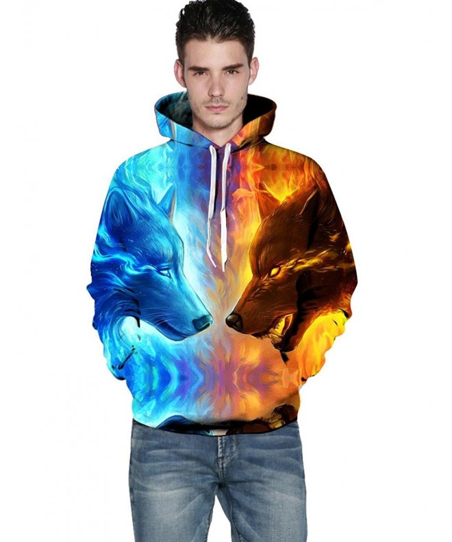 Nessere Digital Realistic Pullover Sweatshirt