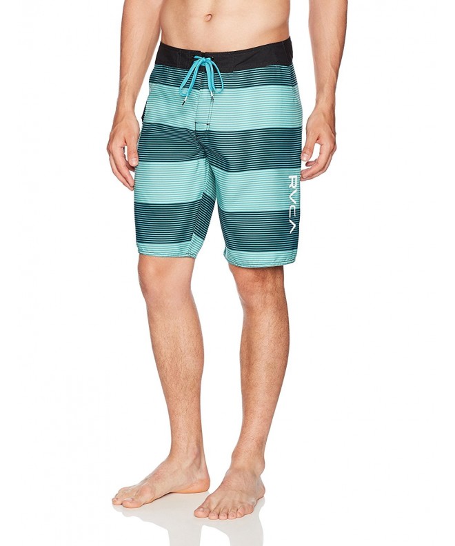 Men's Civil Stripe Trunk - Baltic - C012O25Y1JE