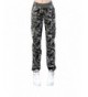 Womens Elastic Sweatpants Camouflage Pockets