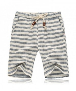 Summer Casual Drawstring Striped Shorts