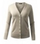 Womens V Neck Classic Cardigan X Large