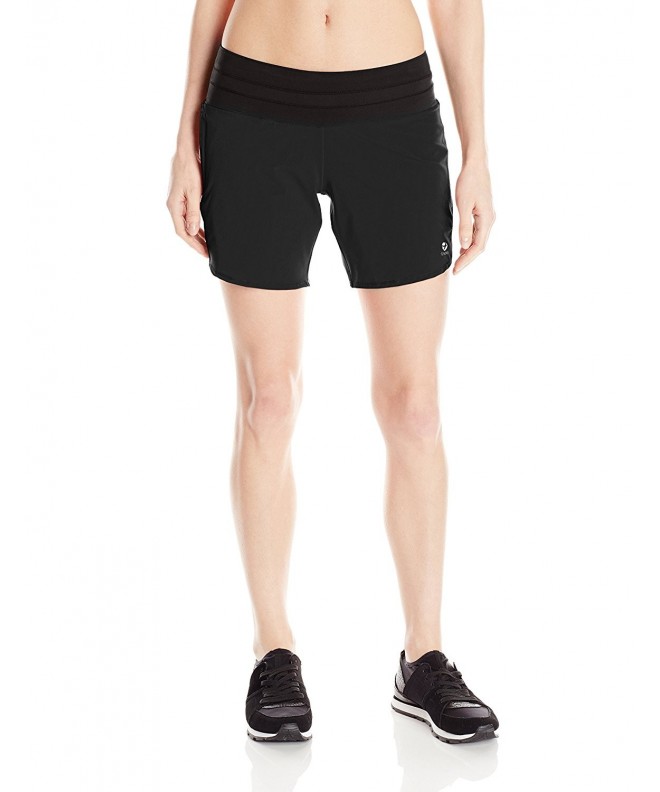 Oiselle Womens Long Shorts Black