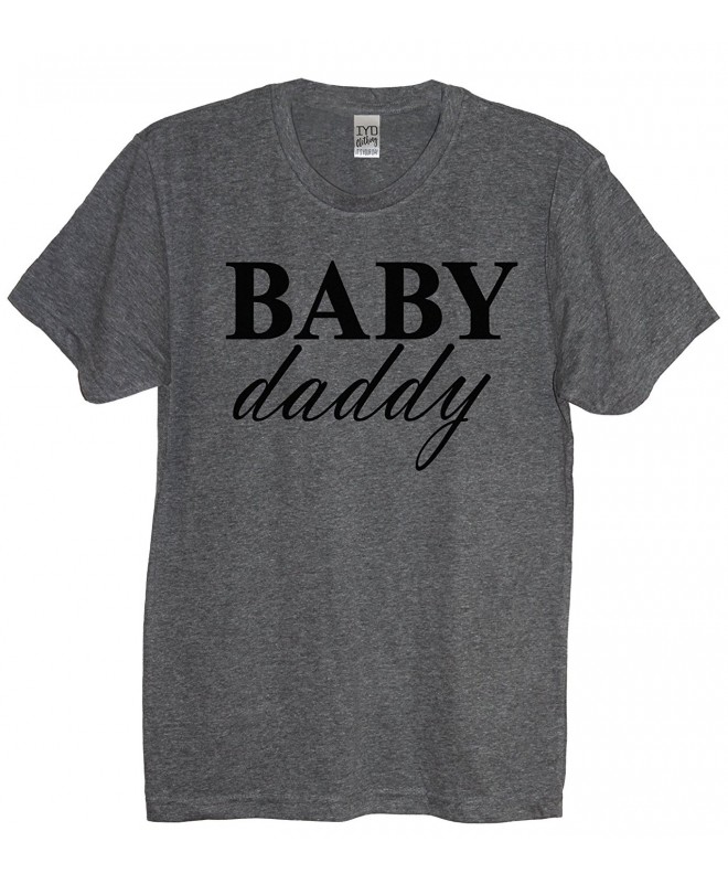 Baby Daddy Shirt Tri-Blend Gray Crew Neck - CJ12DK4BMTR