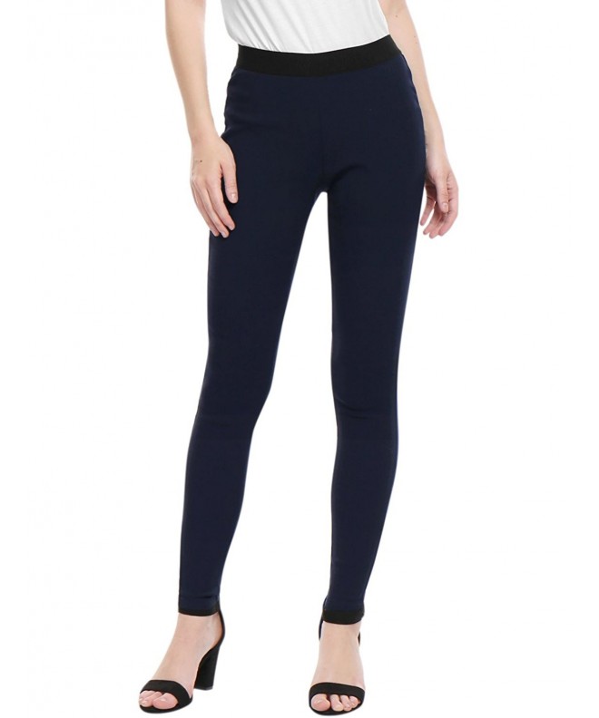 Allegra Contrast Elastic Waistband Jegging