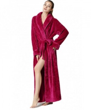 Ibeauti Womens Fleece Microfiber Bathrobe