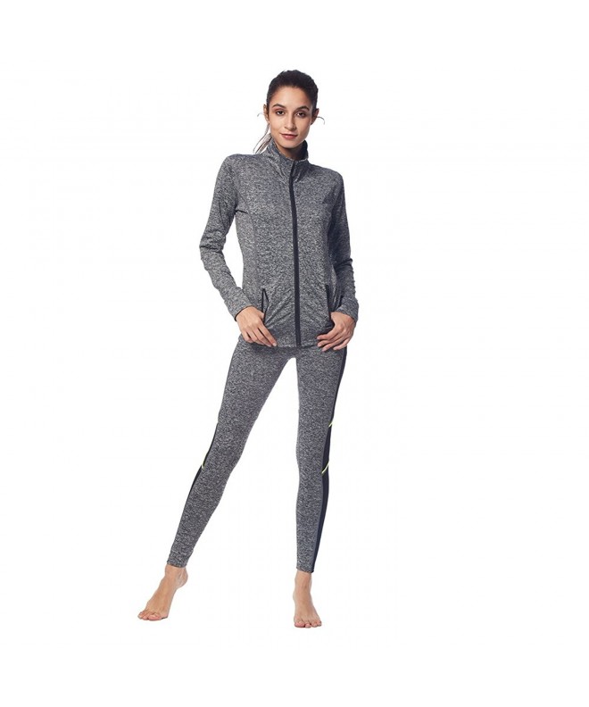 BELLEZIVA Womens Pullover Tracksuits Heather