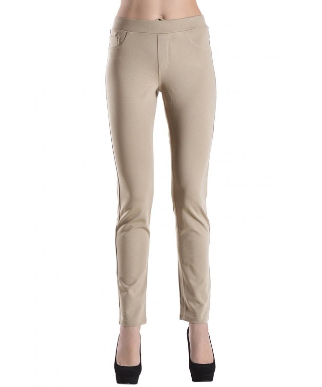 Collective Womens Ponte Stretch Ponte Stone