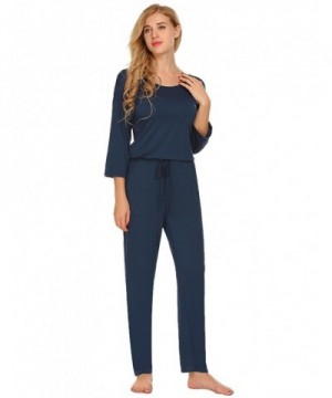 Ekouaer Womens Sleeves Jumpsuit Playsuit