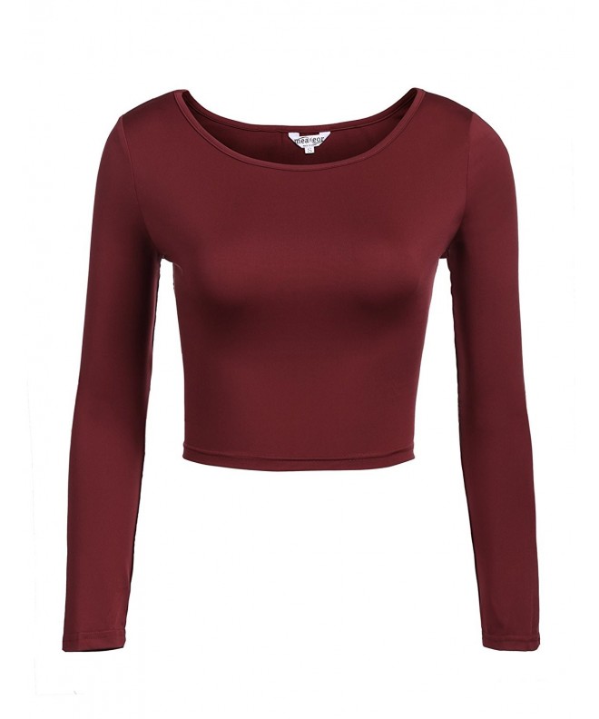 Zeagoo Womens Fitted Sleeve Round