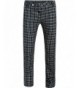 SSLR Mens Plaid Casual Pants