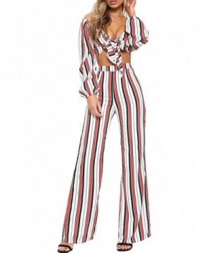 Glamaker Stripped Shoulder Jumpsuit Rompers