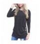 Womens Sleeve Casual T Shirt Buttons