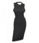 eVogues Plus Ribbed Sleeveless Dress