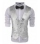 Sequins waistcoat Halloween Christmas Nightclub