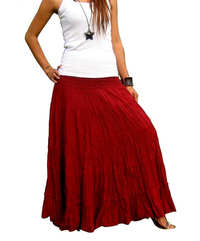 Plus Size Maxi Skirt Long Skirts For Women Handmade Tiered Skirt ...