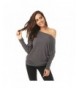Zumine Womens Shoulder Sweater Pullover
