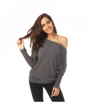 Zumine Womens Shoulder Sweater Pullover