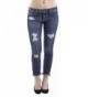 Eunina Relaxed Stretch Jeans Distress