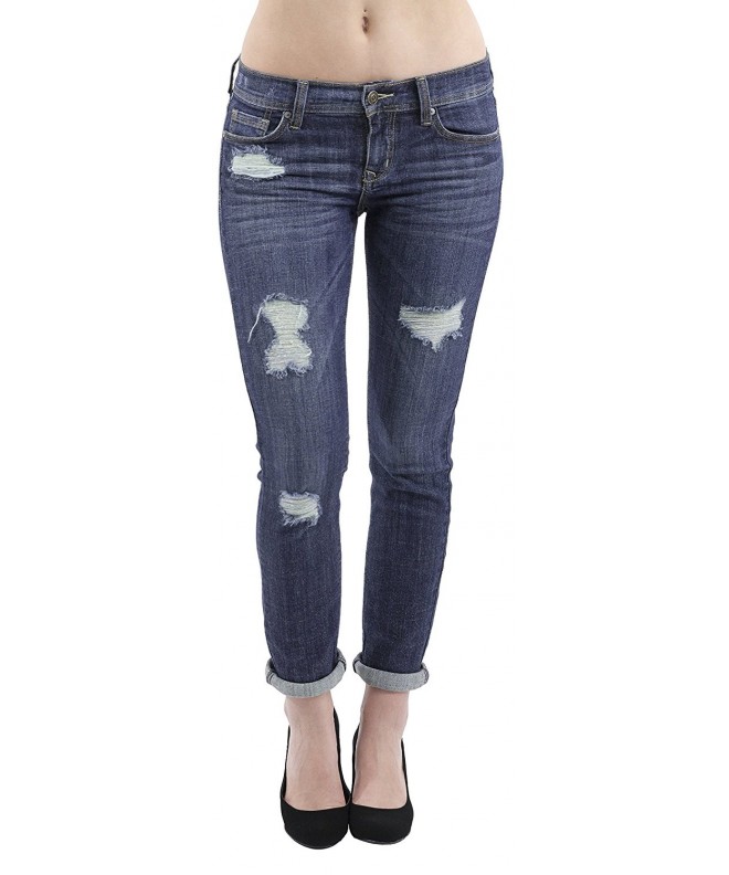 Eunina Relaxed Stretch Jeans Distress