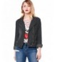 Allegra Womens Notched Asymmetric Jacket