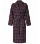 Latuza Womens Cotton Flannel Robe