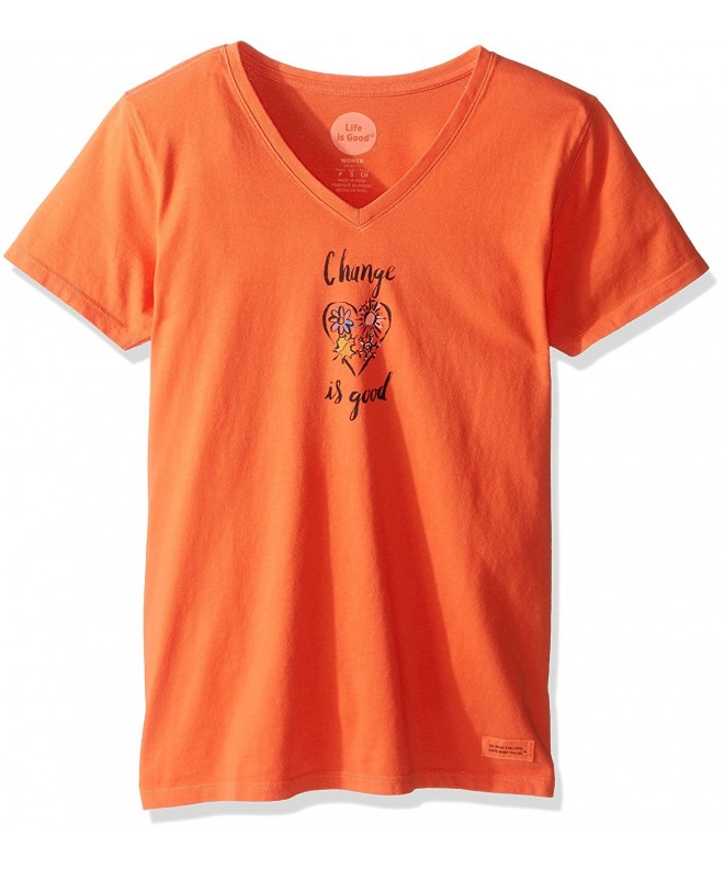 Life Crusher Change T Shirt Orange