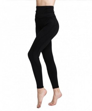 Women High Waist Yoga Pants Power Flex Tummy Control Workout Running ...