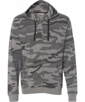 Burnside Camo Full Zip Hooded Sweatshirt B8615