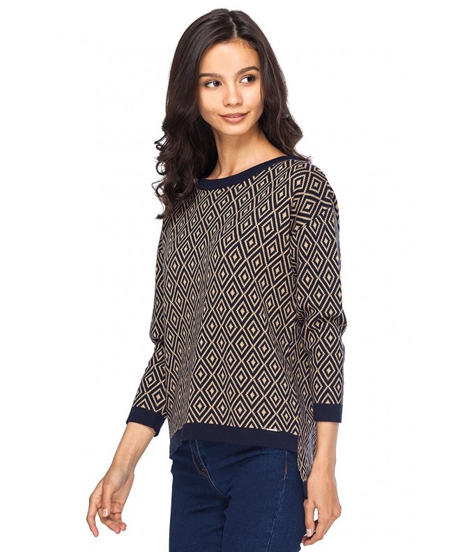 VILATTE Sleeve Knitt Pullover Sweater