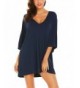 Ouyilu Casual Batwing Sleeve Nightgown