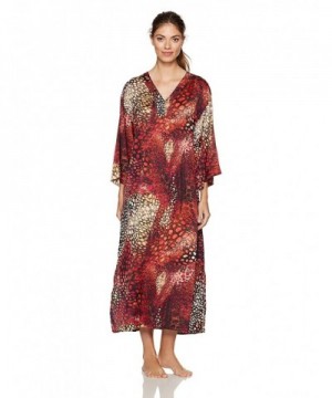 Natori Womens Wilderness Caftan Medallion