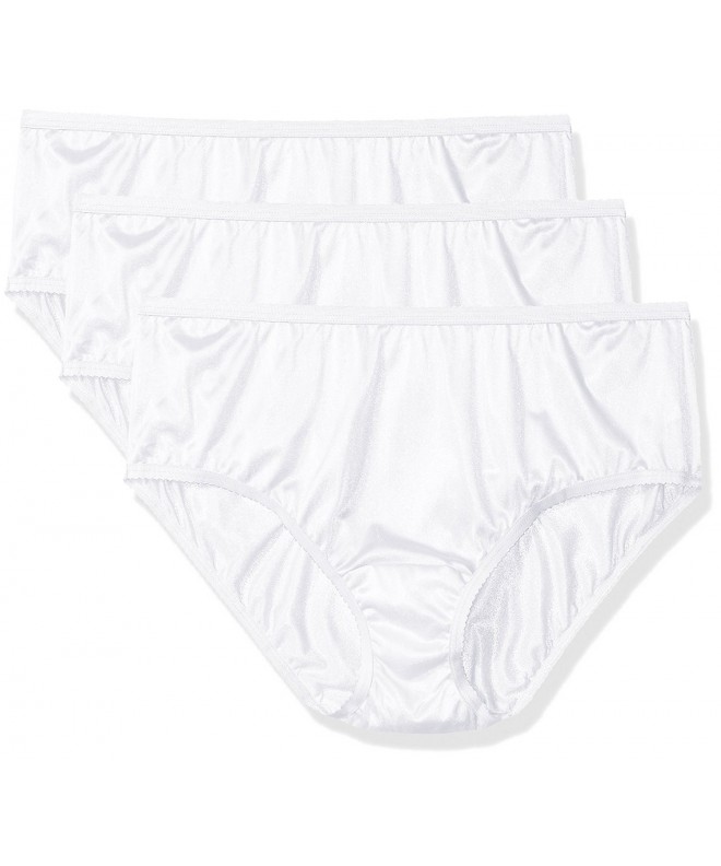 Shadowline Womens Panties Nylon Hipster White