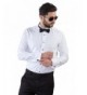 Tailored White Tuxedo French Wrinkle