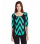 Star Vixen Slimming Colorblock Shirttail