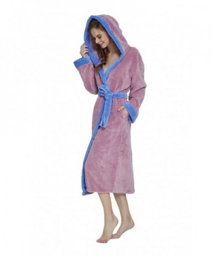 Womens Hooded Bathrobe OUFANG X Large