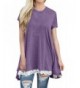 Anicco Womens Sleeve Casual Purple XL
