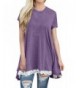 Anicco Womens Sleeve Casual Purple XL