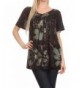 Sakkas S482417HS Floral Pattern Blouse