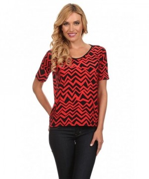 Womens Printed Shirts Fitting Chevron