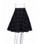 ADAMARIS Womens Waist Plaid Line