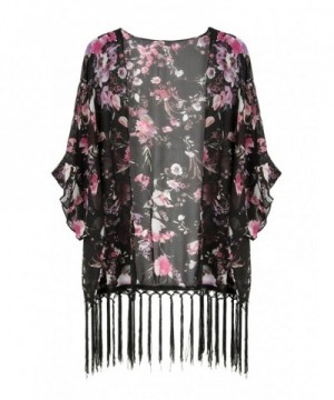 Choies Womens Floral Kimono Coverup