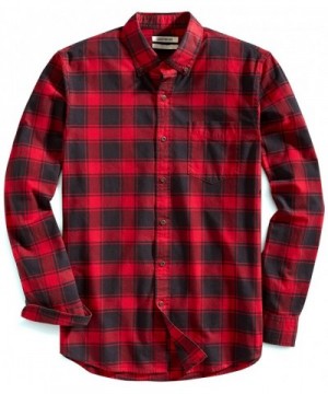 Goodthreads Buffalo Plaid Oxford Chili