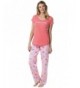 PajamaGram Sereni Tea Womens Pajamas Short Sleeved