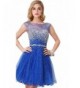 Women Crystal Short Dress Homecoming